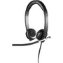 Logitech H650e Auriculares Estéreo USB Negro/Plata